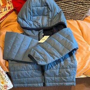 Crewcuts Kids Sky Blue Puffer Jacket